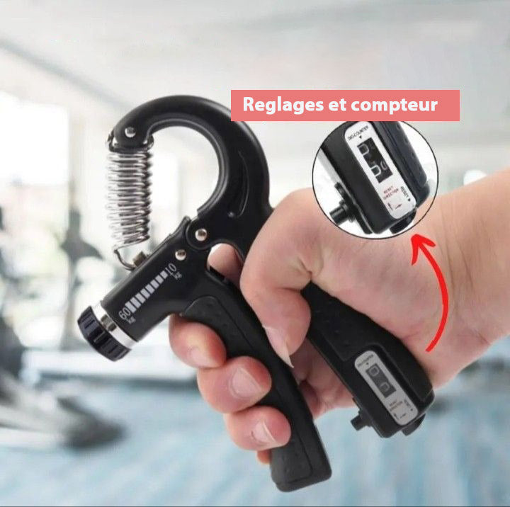 Adjustable Wrist and Forearm Strengthener - Strength and Resistance Trainer