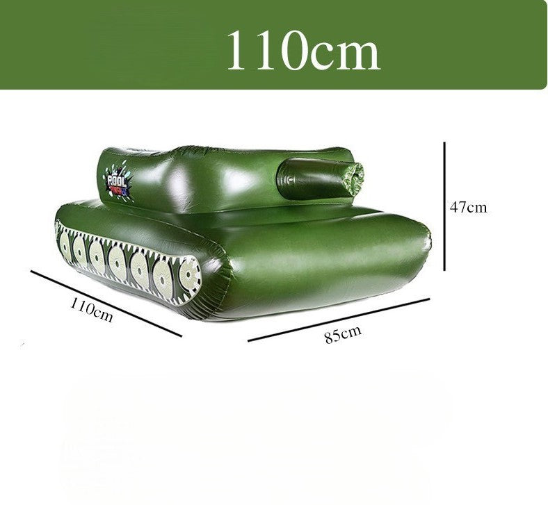 Inflatable water jet tank
