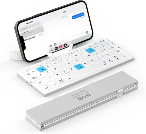 Clavier sans fil pliable pour téléphone (compatible avec iphone & ipad)