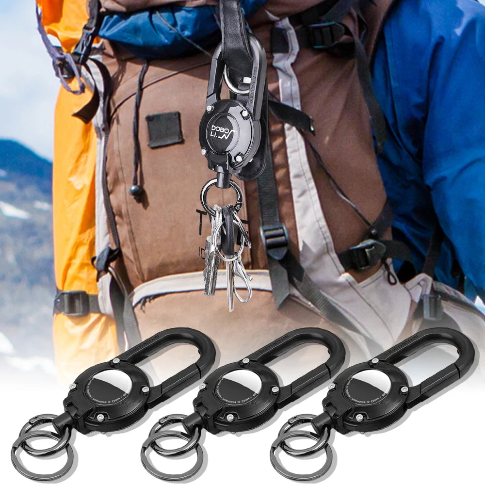 Compatible avec Apple : Mousquetons de protection porte-clés pour AirTag