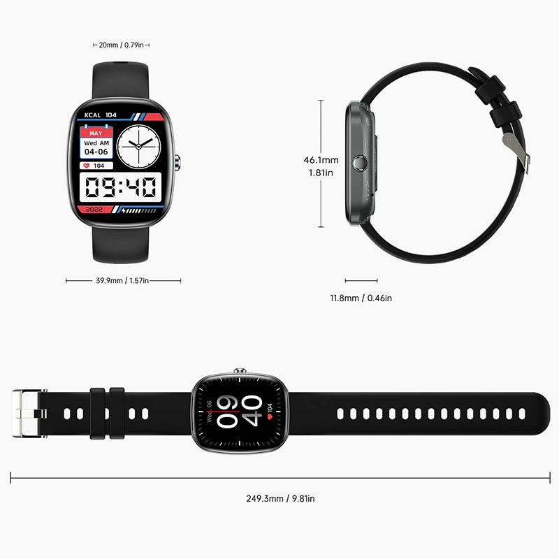 Intersport montre connectée pour femme 1.83'' HD Grand Écran