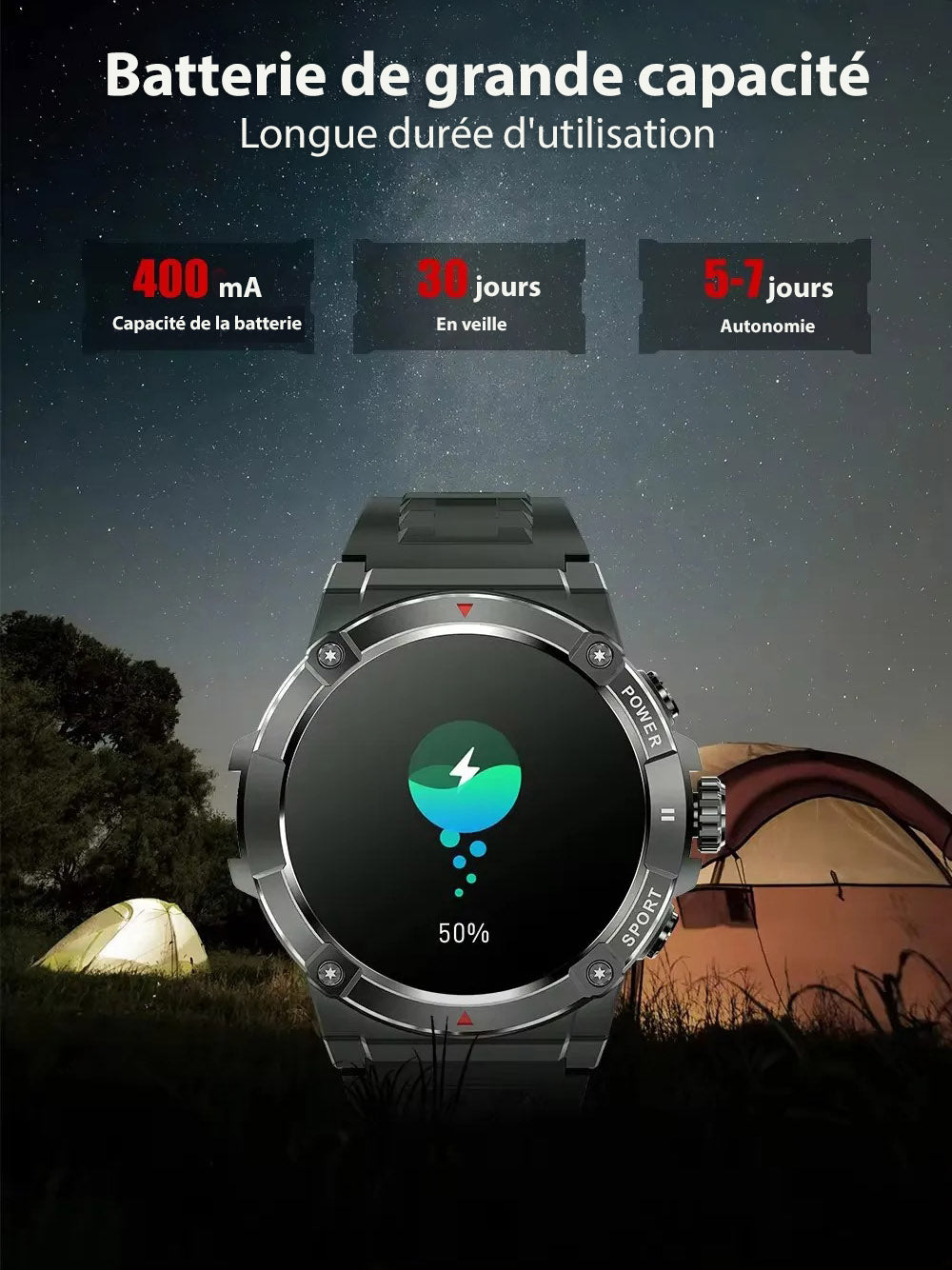 Intersport montre connectée Indestructible Série 4