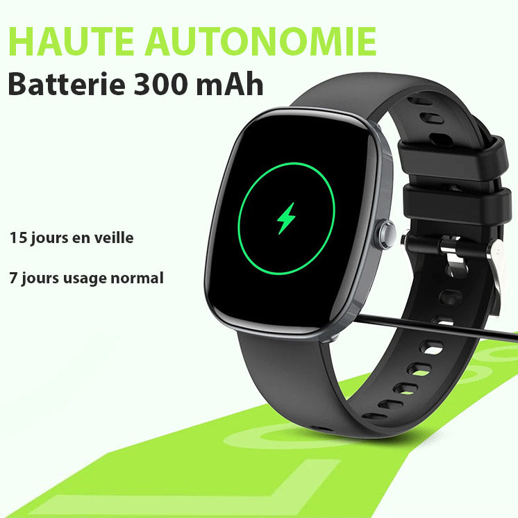 Intersport montre connectée pour femme 1.83'' HD Grand Écran