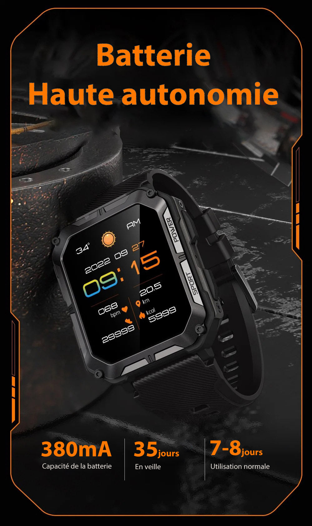 Intersport montre connectée Indestructible Série 1