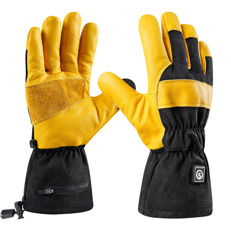 Gants chauffants de travail