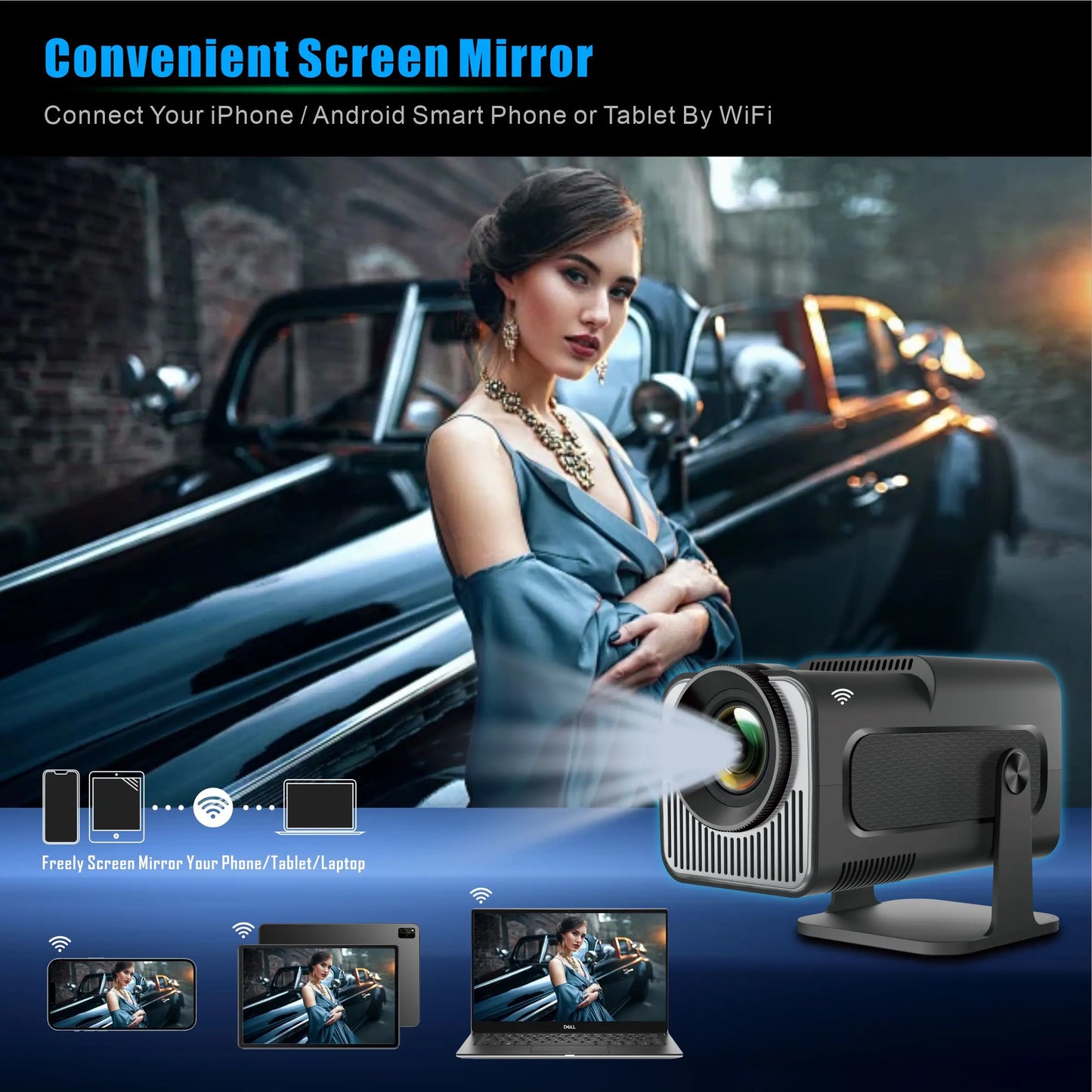Mini Projecteur Intelligent Salange
