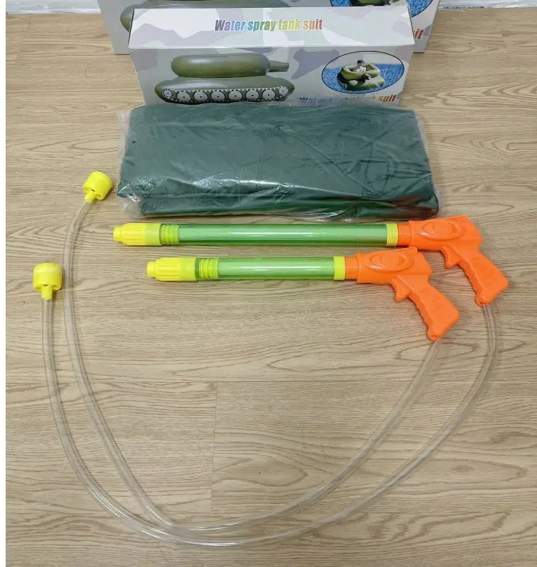 Inflatable water jet tank