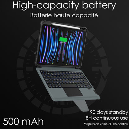 Coque pour tablette avec clavier et  bumper magnétique
