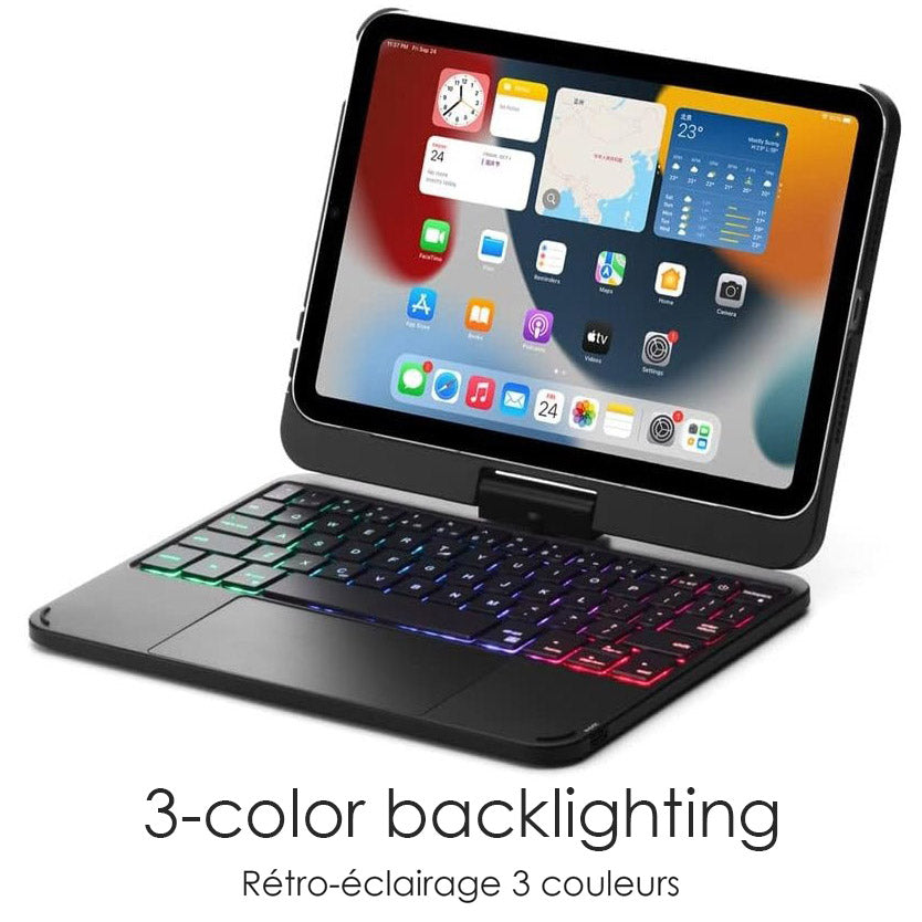 Coque pour tablette iPad rotatif à 360° pour iPad Mini
