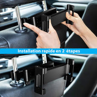 Support de tablette AMOVIBLE "360 Flex" : Fixation Universelle pour  iPad, Tablette et Smartphone 4 à 11 Pouces