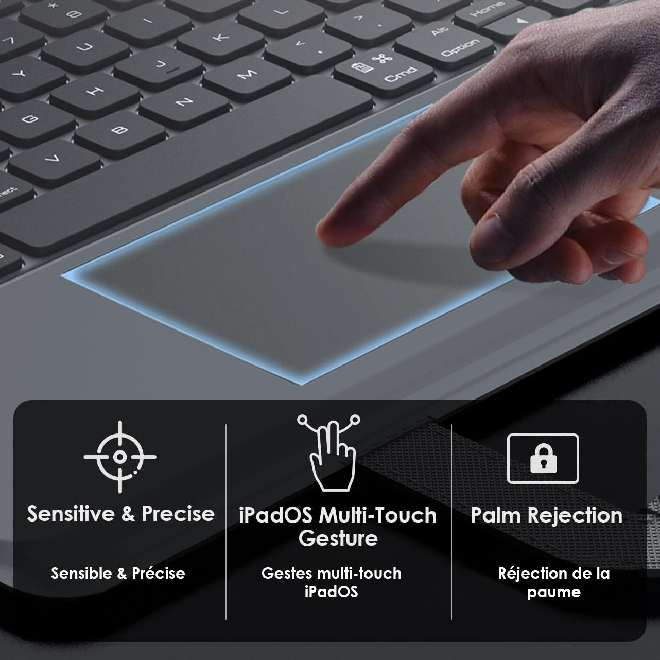 Coque pour tablette Ipad avec clavier portable