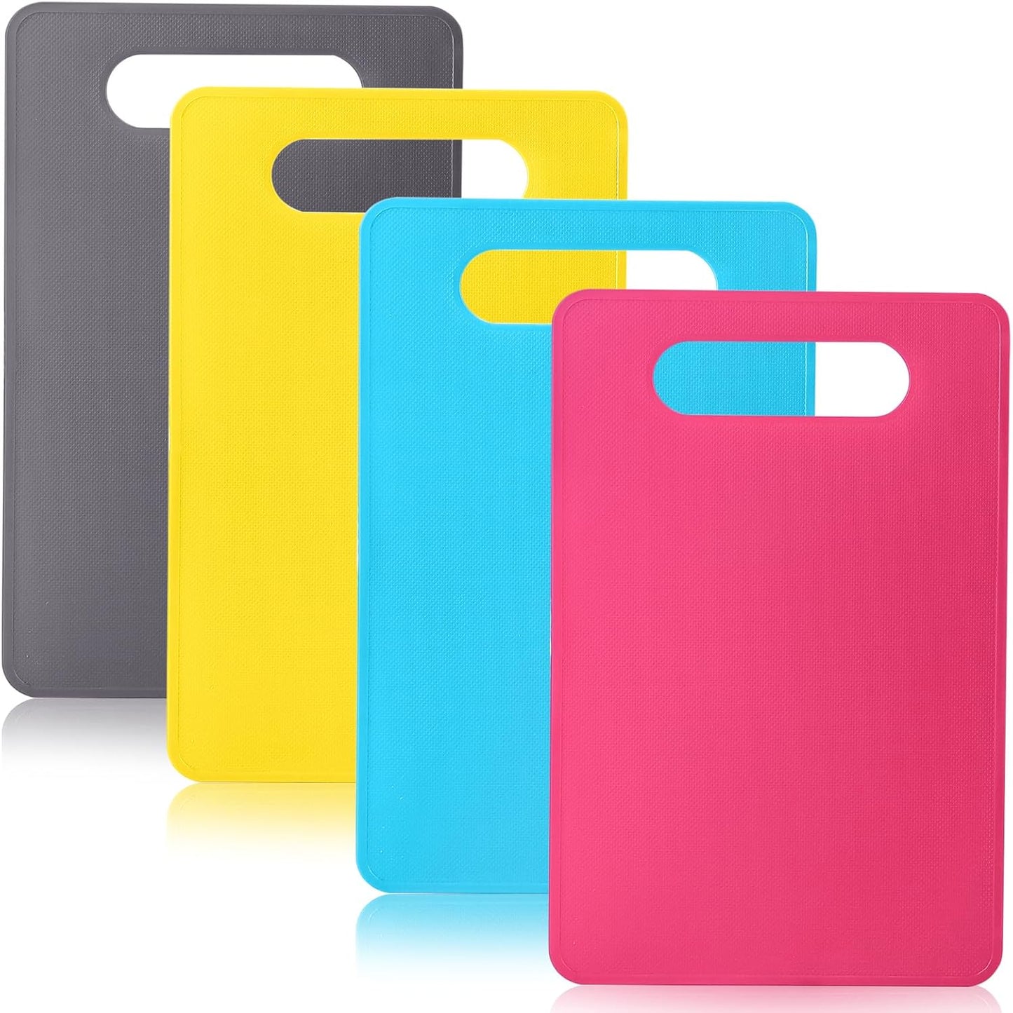 Planche à découper flexible sans BPA 4 couleurs en plastique