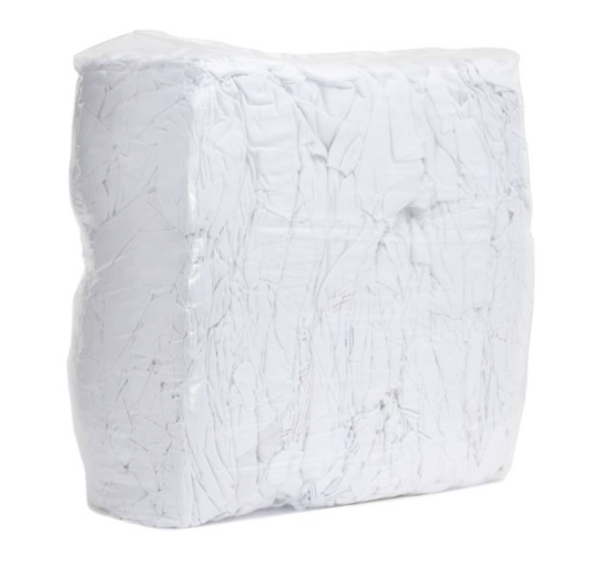 Chiffons blanc 100 % coton PRODUITS DISPONIBLES UNIQUEMENT EN ENTREPÔT