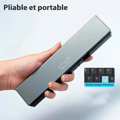 Clavier sans fil pliable pour téléphone (compatible avec iphone & ipad)