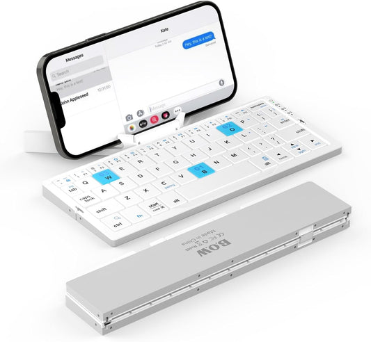 Clavier sans fil pliable pour téléphone (compatible avec iphone & ipad)