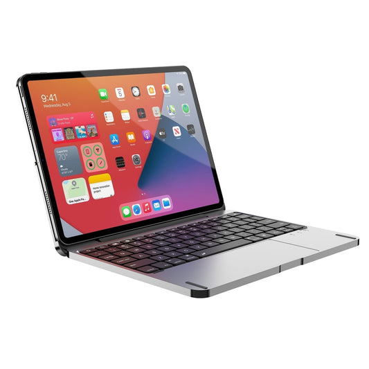 Coque pour tablette iPad avec clavier intégré et écran rotatif 360° (Nouvelle génération)