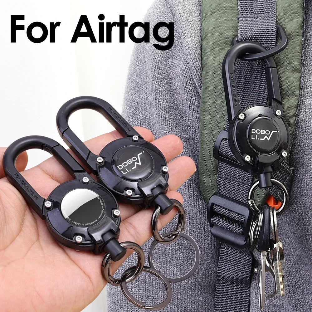 Compatible avec Apple : Mousquetons de protection porte-clés pour AirTag
