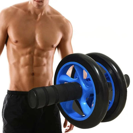 Abdominal Wheel with Mat - Double Wheels, Fitness