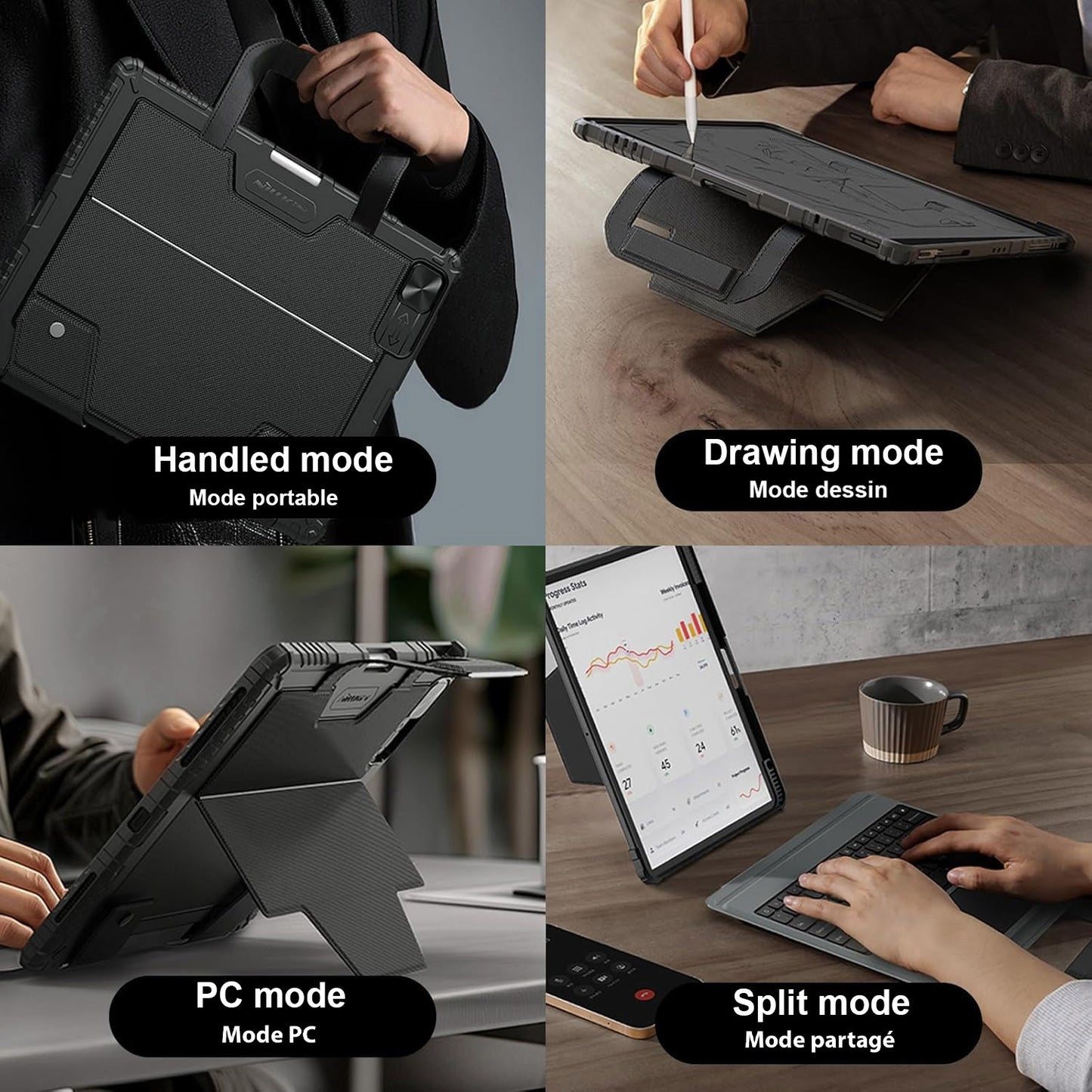 Coque pour tablette Ipad avec clavier portable