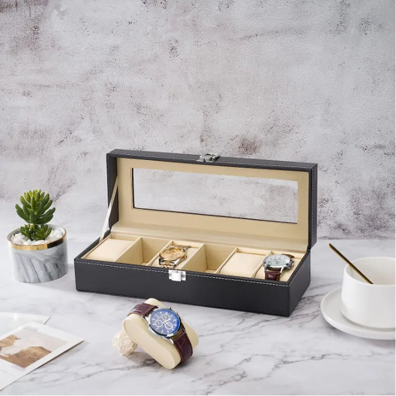Coffret pour montre en cuir