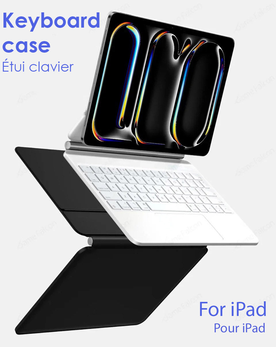 Coque pour tablette magnétique avec clavier