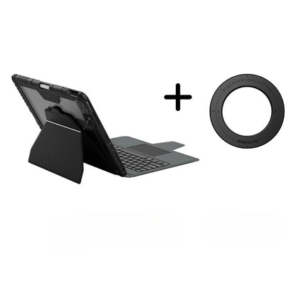 Coque pour tablette avec clavier et  bumper magnétique