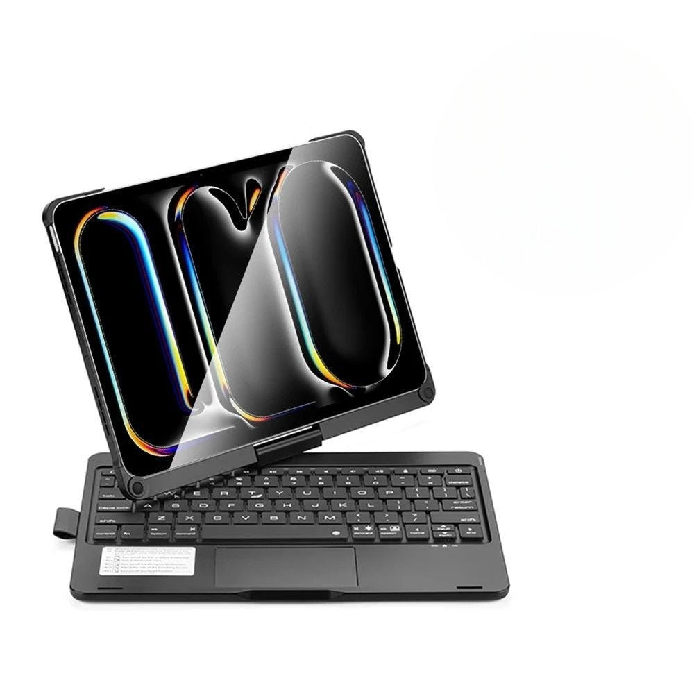 Coque pour tablette iPad avec clavier intégré et écran rotatif 360°