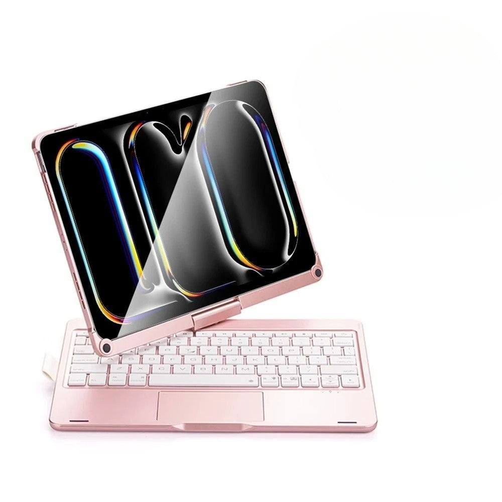 Coque pour tablette iPad avec clavier intégré et écran rotatif 360°