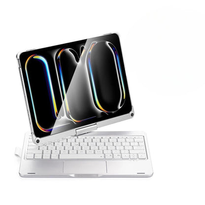 Coque pour tablette iPad avec clavier intégré et écran rotatif 360°