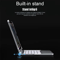 Coque pour tablette iPad avec clavier intégré et écran rotatif 360°