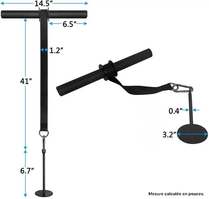 Appareil de rotation pour musculation des avant bras et renforcer les poignets